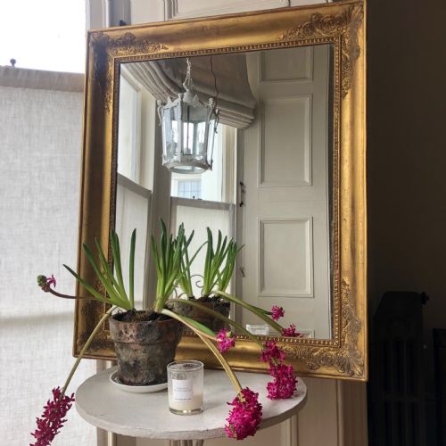 ANTIQUE FRENCH GILT MIRROR - ADDITIONAL PHOTO 3