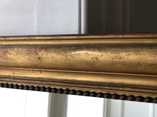 LARGE FRENCH ANTIQUE GILT OVERMANTEL LOUIS PHILIPPE - ADDITIONAL PHOTO 5