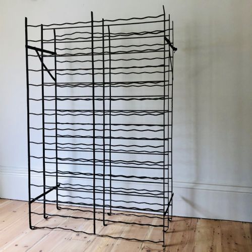VINTAGE FRENCH METAL WINE RACK - ADDITIONAL PHOTO 1