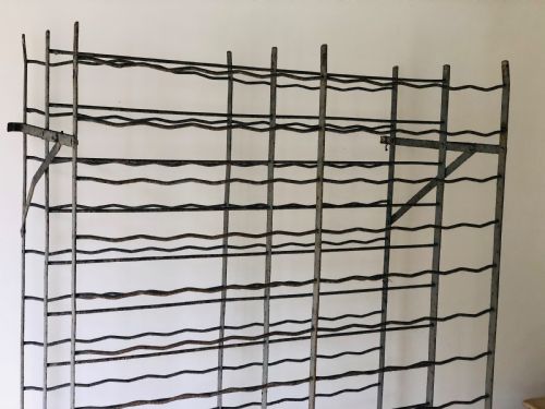 VINTAGE FRENCH METAL WINE RACK - ADDITIONAL PHOTO 2