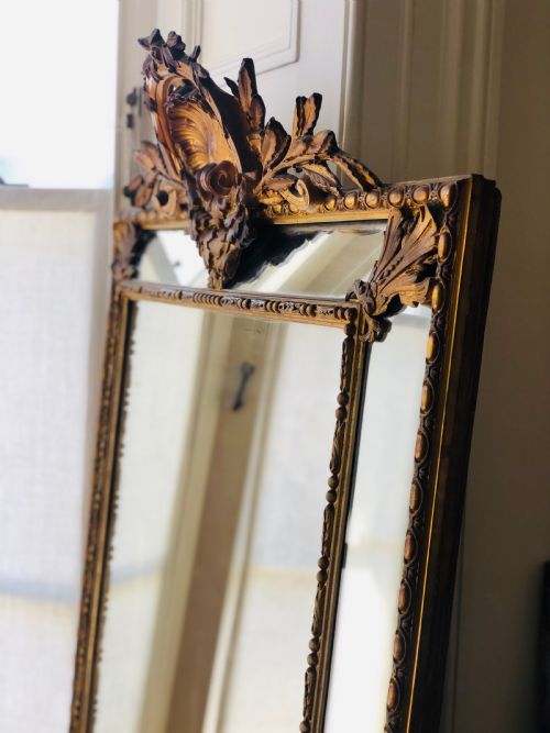 19TH CENTURY FRENCH ANTIQUE GILT LEANER - ADDITIONAL PHOTO 2