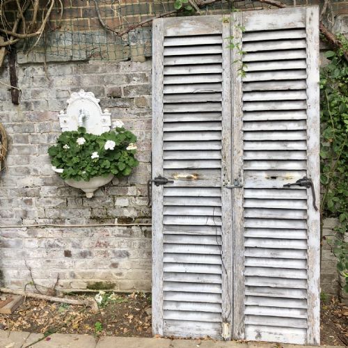 antique french oak shutters - CATEGORY: ANTIQUE MISCELLANEOUS - DATED 19TH CENTURY