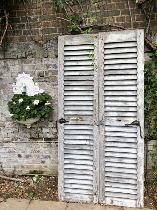 ANTIQUE FRENCH OAK SHUTTERS - ADDITIONAL PHOTO 1