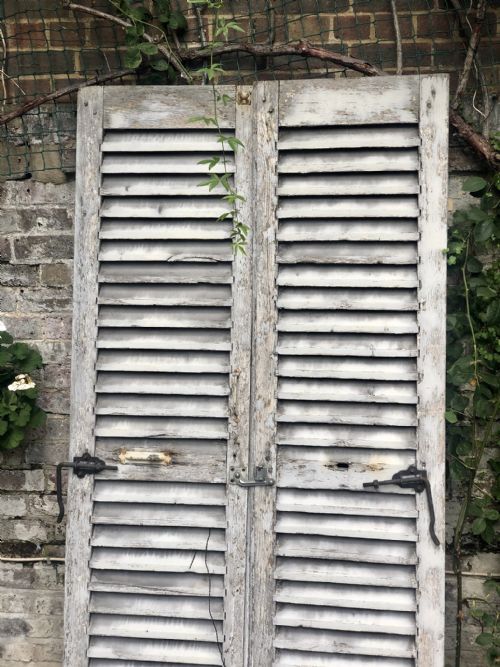 ANTIQUE FRENCH OAK SHUTTERS - ADDITIONAL PHOTO 3
