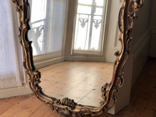 19TH CENTURY FRENCH ORNATE GILT MIRROR - ADDITIONAL PHOTO 1