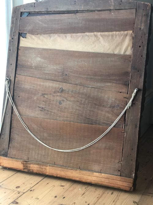 ANTIQUE FRENCH GILT AND GESSO LOUIS XV MIRROR - ADDITIONAL PHOTO 2