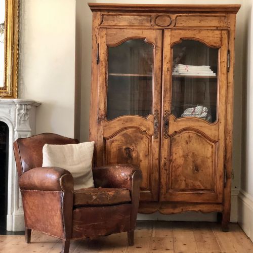 ANTIQUE FRENCH GLAZED DISPLAY CABINET - ADDITIONAL PHOTO 3
