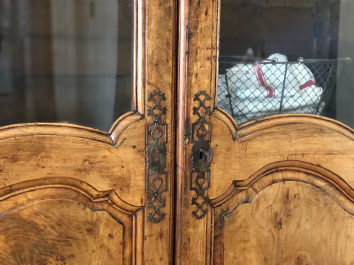 ANTIQUE FRENCH GLAZED DISPLAY CABINET - ADDITIONAL PHOTO 6