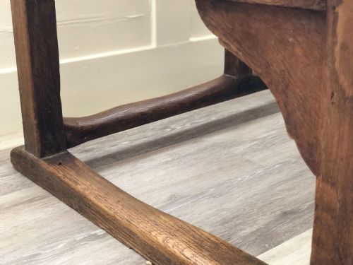 ANTIQUE FRENCH OAK SCHOOL DESK - ADDITIONAL PHOTO 1