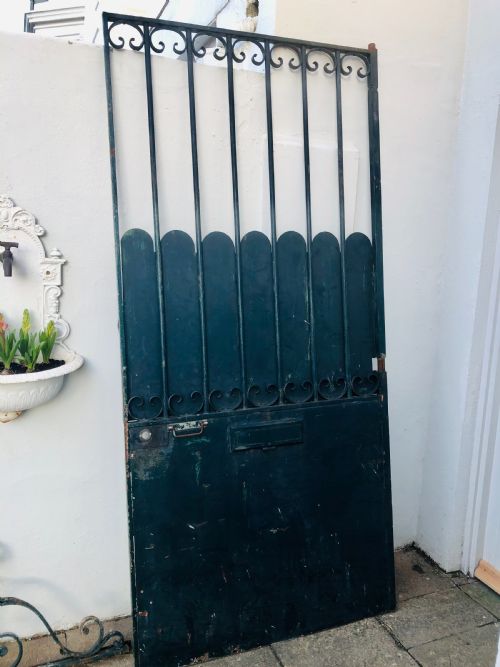 19th century french antique cast iron gate c1850 - CATEGORY: ANTIQUE MISCELLANEOUS - DATED 1850