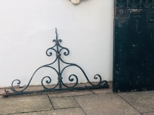 19TH CENTURY FRENCH ANTIQUE CAST IRON GATE C1850 - ADDITIONAL PHOTO 6