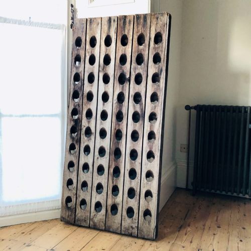 antique french oak champagne rackrack - CATEGORY: ANTIQUE MISCELLANEOUS - DATED 19TH CENTURY