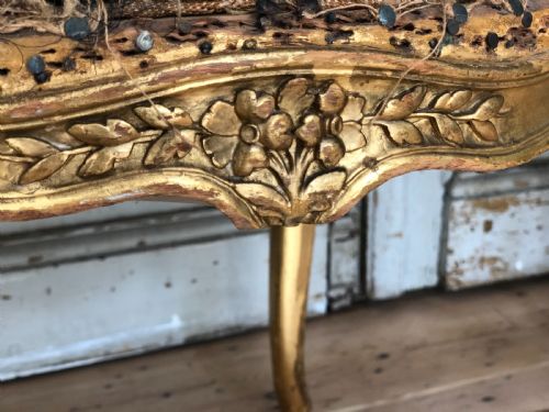 ANTIQUE FRENCH LOUIS XVI GILT CHAIRS - ADDITIONAL PHOTO 3