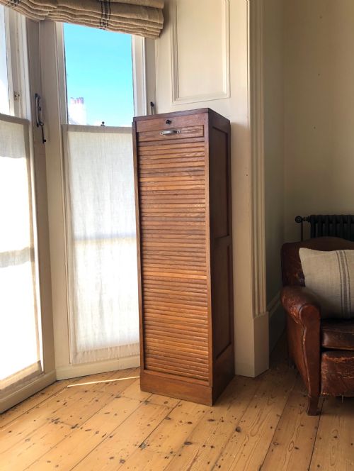 antique french oak filing cabinet - CATEGORY: ANTIQUE CABINETS - DATED 1910
