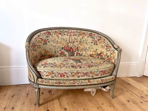 ANTIQUE FRENCH LOUIS XVI SOFA - ADDITIONAL PHOTO 2
