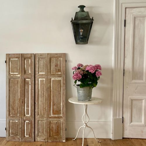 ANTIQUE FRENCH OAK BIFOLDING SHUTTERS - ADDITIONAL PHOTO 6