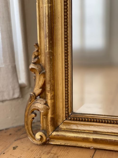 19TH CENTURY FRENCH GILT MIRROR - ADDITIONAL PHOTO 2
