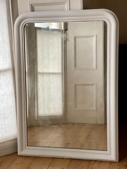 large 19th century french louis philippe mirror - CATEGORY: ANTIQUE MIRRORS - DATED 19TH CENTURY