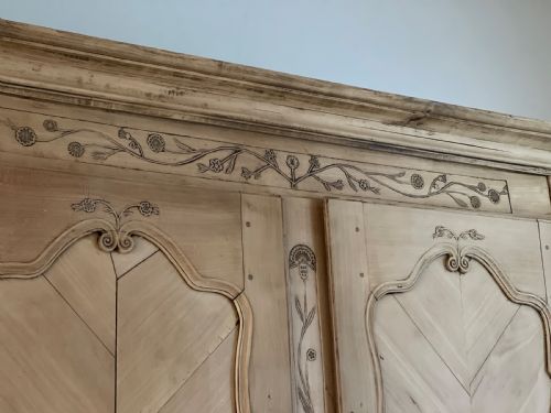 19TH CENTURY FRENCH CABINET LINEN PRESS - ADDITIONAL PHOTO 7