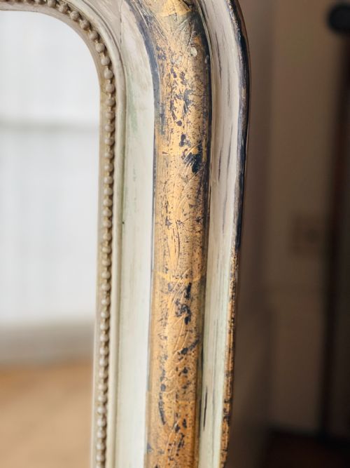 19TH CENTURY FRENCH LOUIS XV GILT AND GESSO MIRROR - ADDITIONAL PHOTO 3