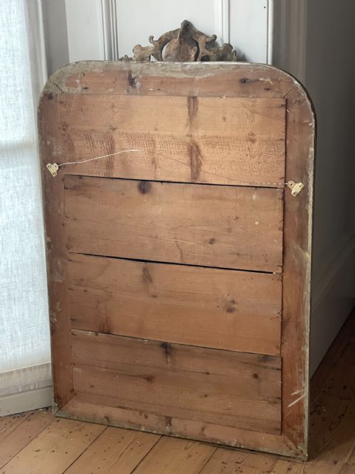 19TH CENTURY FRENCH LOUIS XV GILT AND GESSO MIRROR - ADDITIONAL PHOTO 1