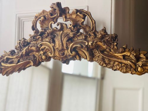 19TH CENTURY FRENCH GILT LOUIS XV MIRROR - ADDITIONAL PHOTO 5
