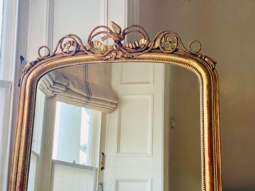 19TH CENTURY FRENCH GILT MIRROR - ADDITIONAL PHOTO 10