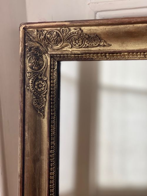 ANTIQUE FRENCH GILT MIRROR - ADDITIONAL PHOTO 3