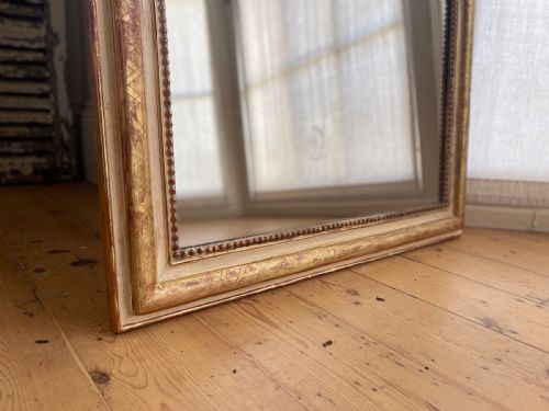 ANTIQUE FRENCH GILT LOUIS PHILIPPE MIRROR - ADDITIONAL PHOTO 6