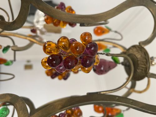 ANTIQUE FRENCH CAGE CHANDELIER - ADDITIONAL PHOTO 11