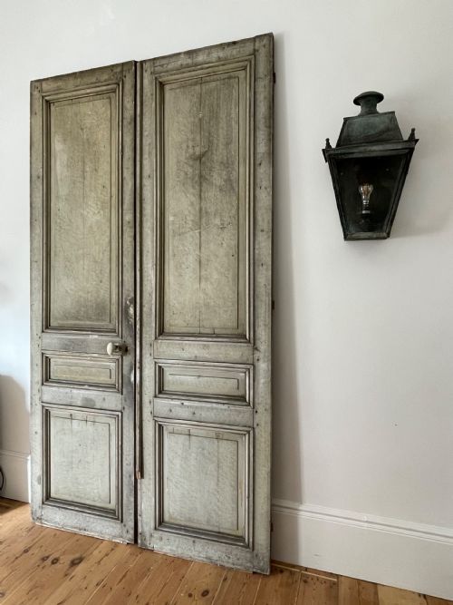 19TH CENTURY FRENCH OAK DOORS - ADDITIONAL PHOTO 4