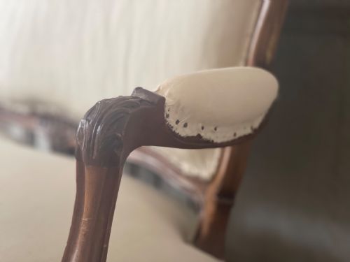 ANTIQUE FRENCH LOUIS XV SOFA - ADDITIONAL PHOTO 7