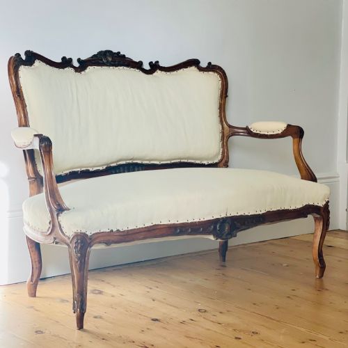 ANTIQUE FRENCH LOUIS XV SOFA - ADDITIONAL PHOTO 10