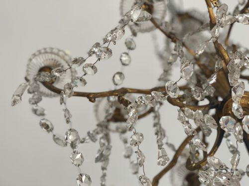 19TH CENTURY FRENCH CRYSTAL 12 BRANCH CHANDELIER - ADDITIONAL PHOTO 3