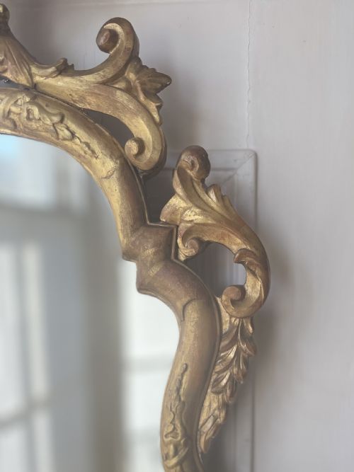 PAIR OF LATE 18TH CENTURY GILT WOOD ITALIAN MIRRORS - ADDITIONAL PHOTO 2