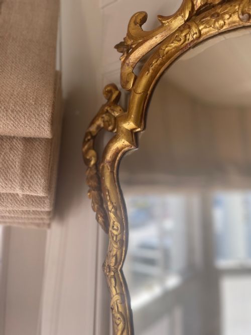 PAIR OF LATE 18TH CENTURY GILT WOOD ITALIAN MIRRORS - ADDITIONAL PHOTO 7