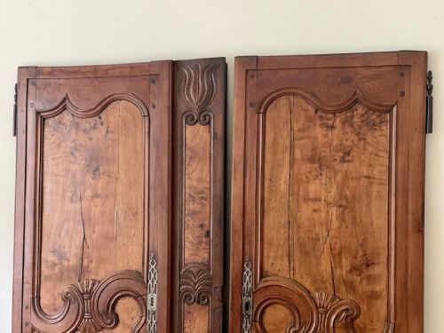 ANTIQUE FRENCH ARMOIRE DOORS - ADDITIONAL PHOTO 2