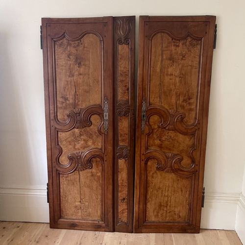 ANTIQUE FRENCH ARMOIRE DOORS - ADDITIONAL PHOTO 4