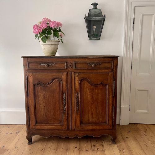 18TH CENTURY FRENCH OAK CUPBOARD BUFFET - ADDITIONAL PHOTO 2