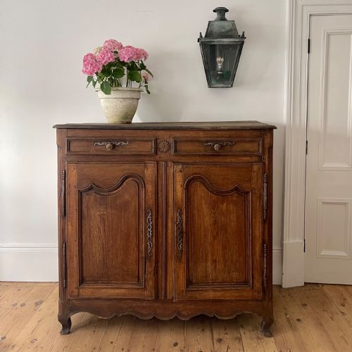 18TH CENTURY FRENCH OAK CUPBOARD BUFFET - ADDITIONAL PHOTO 4
