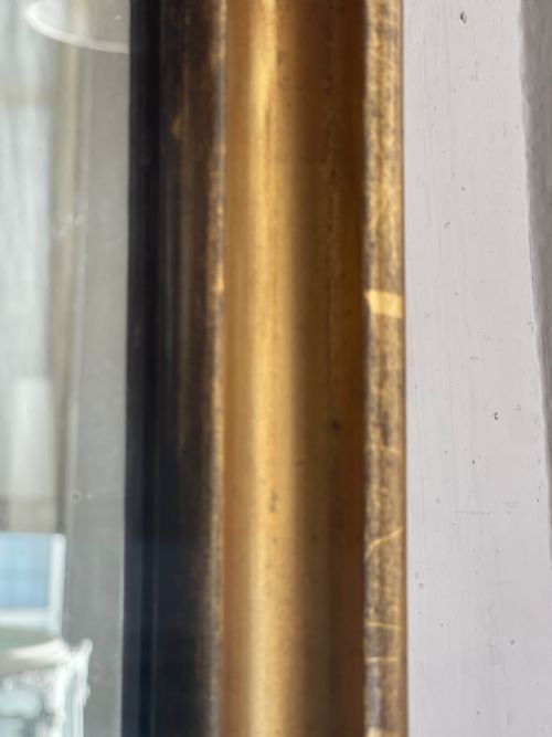 TALL ANTIQUE FRENCH GILT LOUIS XV MIRROR - ADDITIONAL PHOTO 2