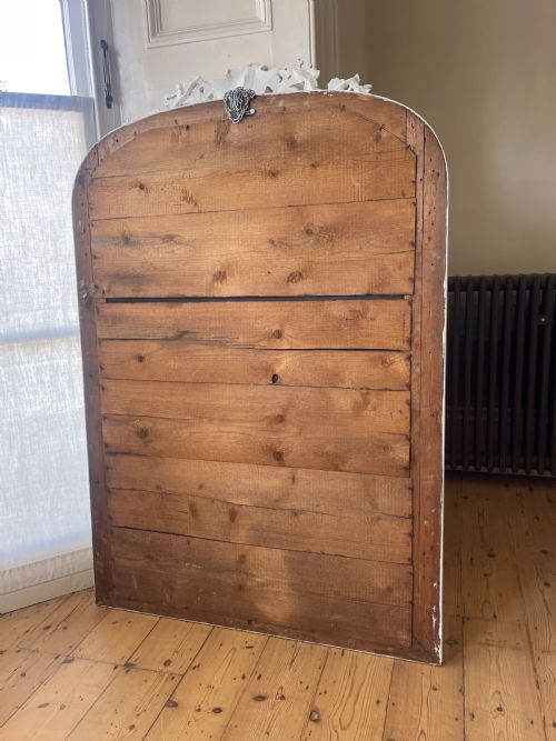 LARGE ANTIQUE FRENCH MIRROR BEVELLED GLASS - ADDITIONAL PHOTO 8