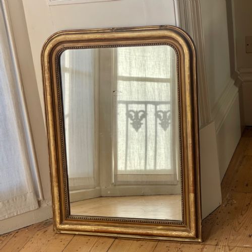 19TH CENTURY FRENCH GILT LOUIS PHILIPPE MIRROR - ADDITIONAL PHOTO 2