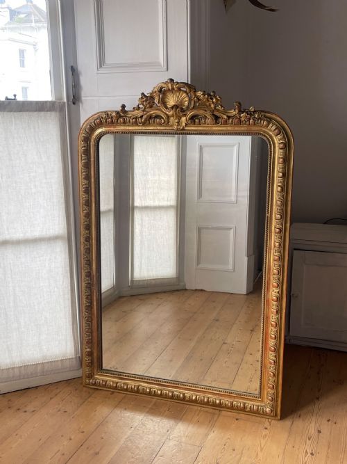 19TH CENTURY FRENCH LOUIS XV MIRROR - ADDITIONAL PHOTO 8