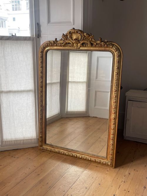 19TH CENTURY FRENCH LOUIS XV MIRROR - ADDITIONAL PHOTO 9