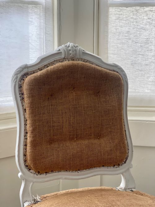 PAIR OF ANTIQUE FRENCH CHAIRS - ADDITIONAL PHOTO 1
