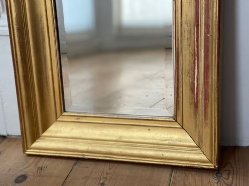 ANTIQUE FRENCH GILT MIRROR - ADDITIONAL PHOTO 3