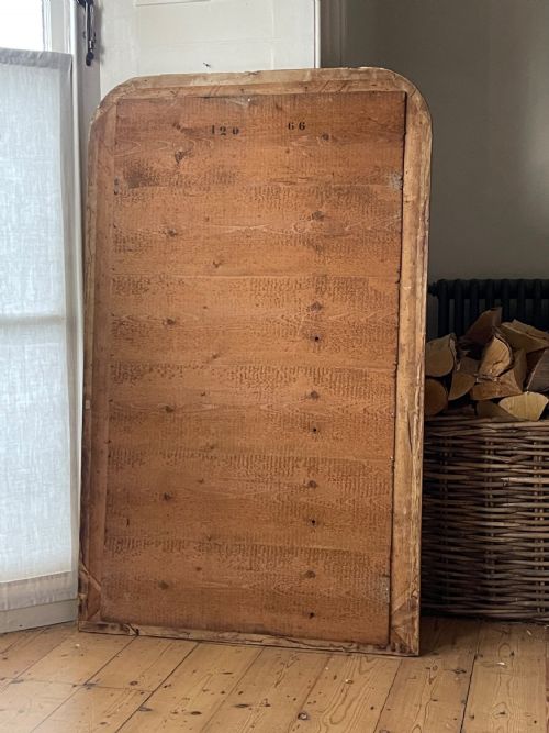 LARGE FRENCH GILT MIRROR MERCURY GLASS - ADDITIONAL PHOTO 7