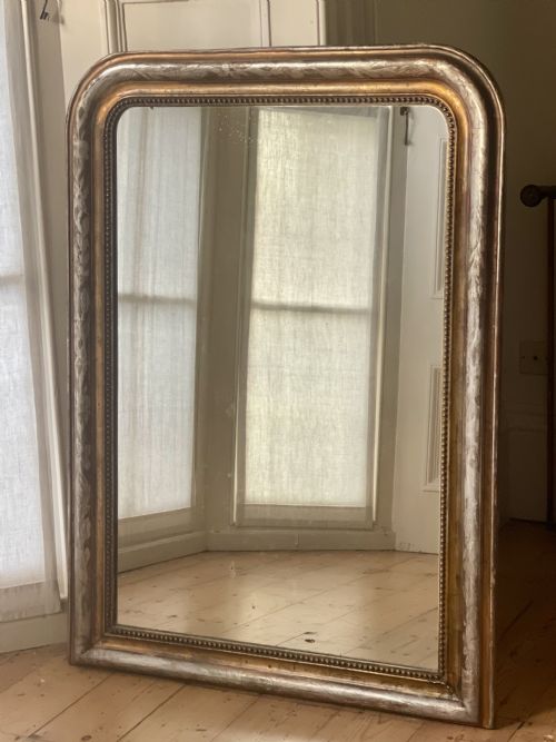 19TH CENTURY FRENCH GILT LOUIS PHILIPPE MIRROR C1860 - ADDITIONAL PHOTO 1