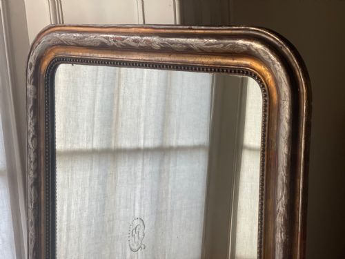 19TH CENTURY FRENCH GILT LOUIS PHILIPPE MIRROR C1860 - ADDITIONAL PHOTO 3